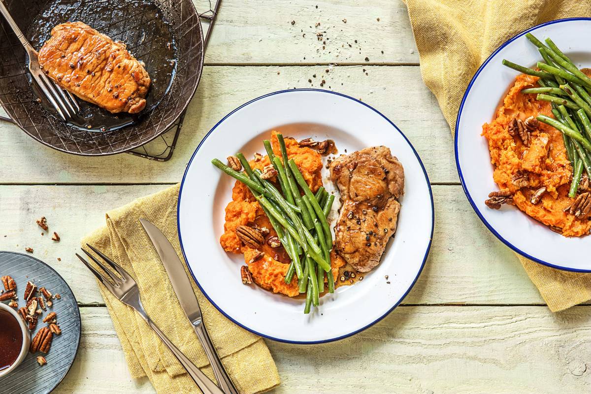 Maple-Glazed Pork Chops