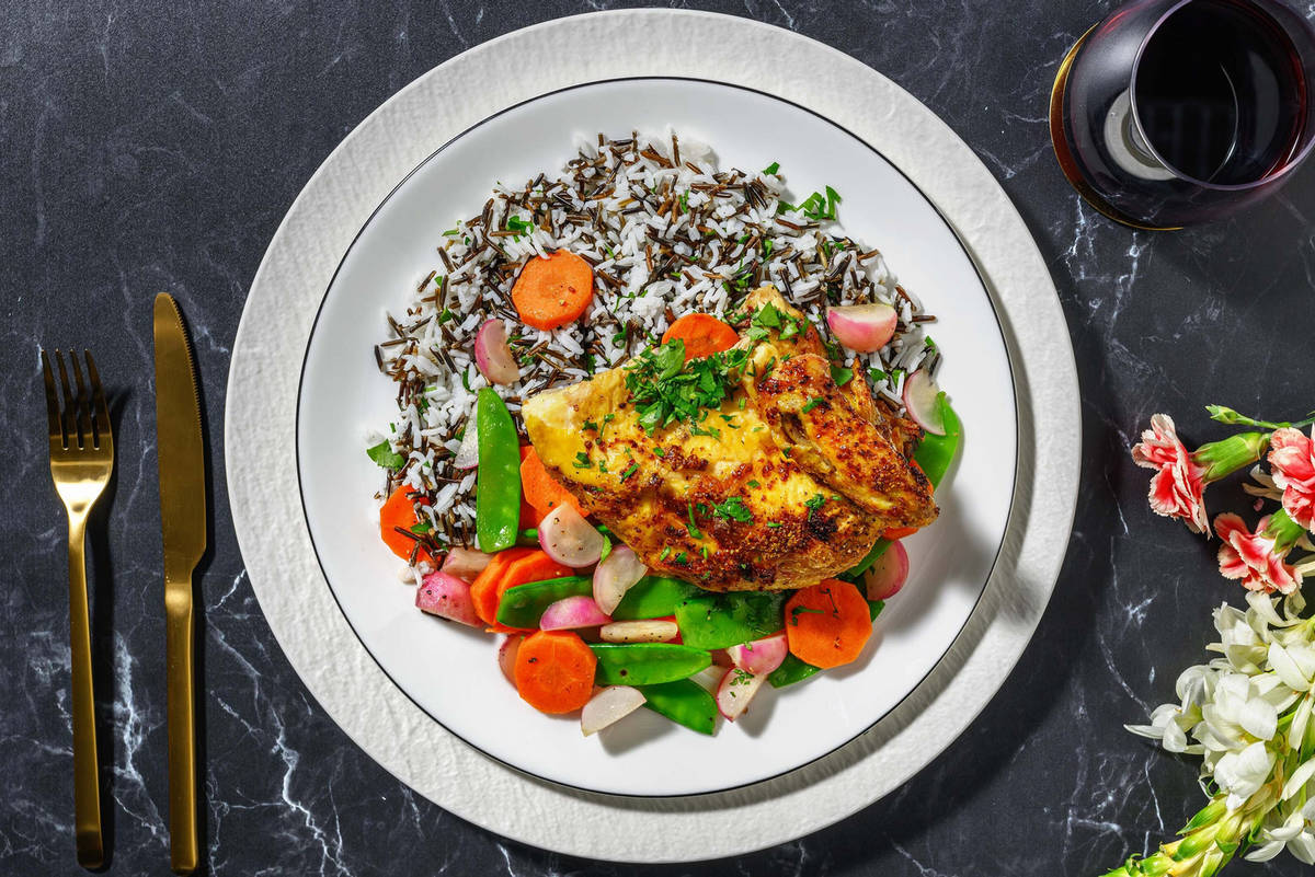 Poulet rôti à la moutarde et à l’érable