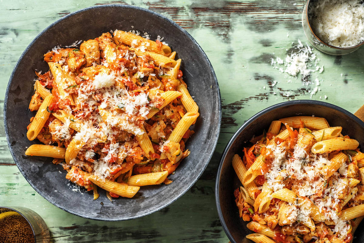 Marinara au poulet et aux trois légumes