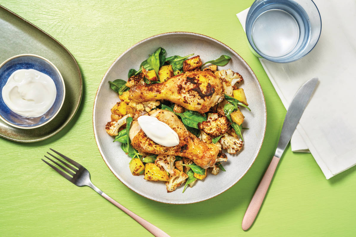 Masala Chicken Drumstick Traybake