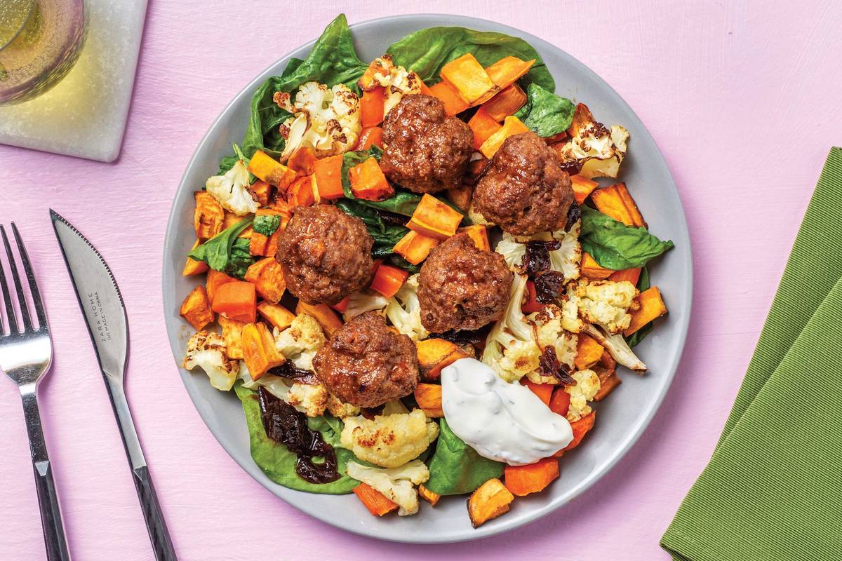 Masala Meatballs & Onion Chutney