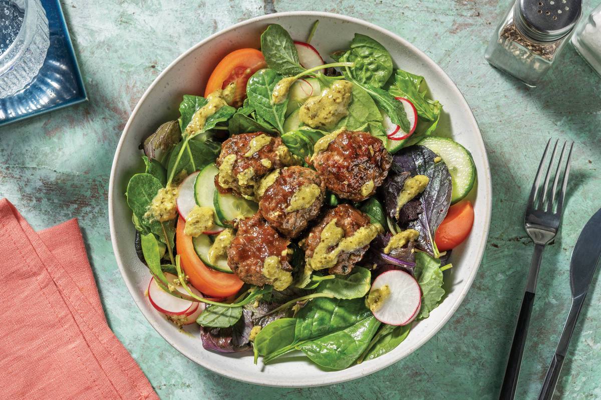 Mediterranean Beef & Pork Meatballs