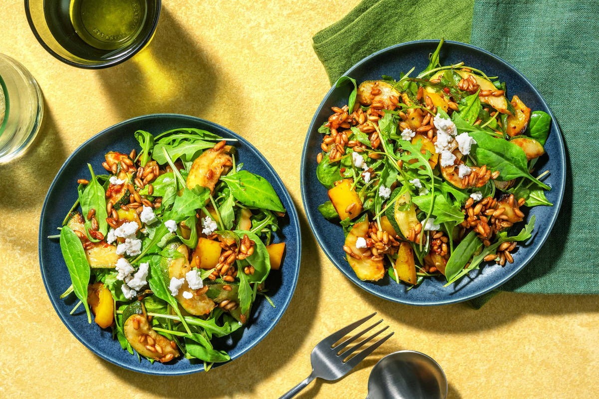 Mediterranean-Inspired Roasted Veggie Salad Recipe HelloFresh