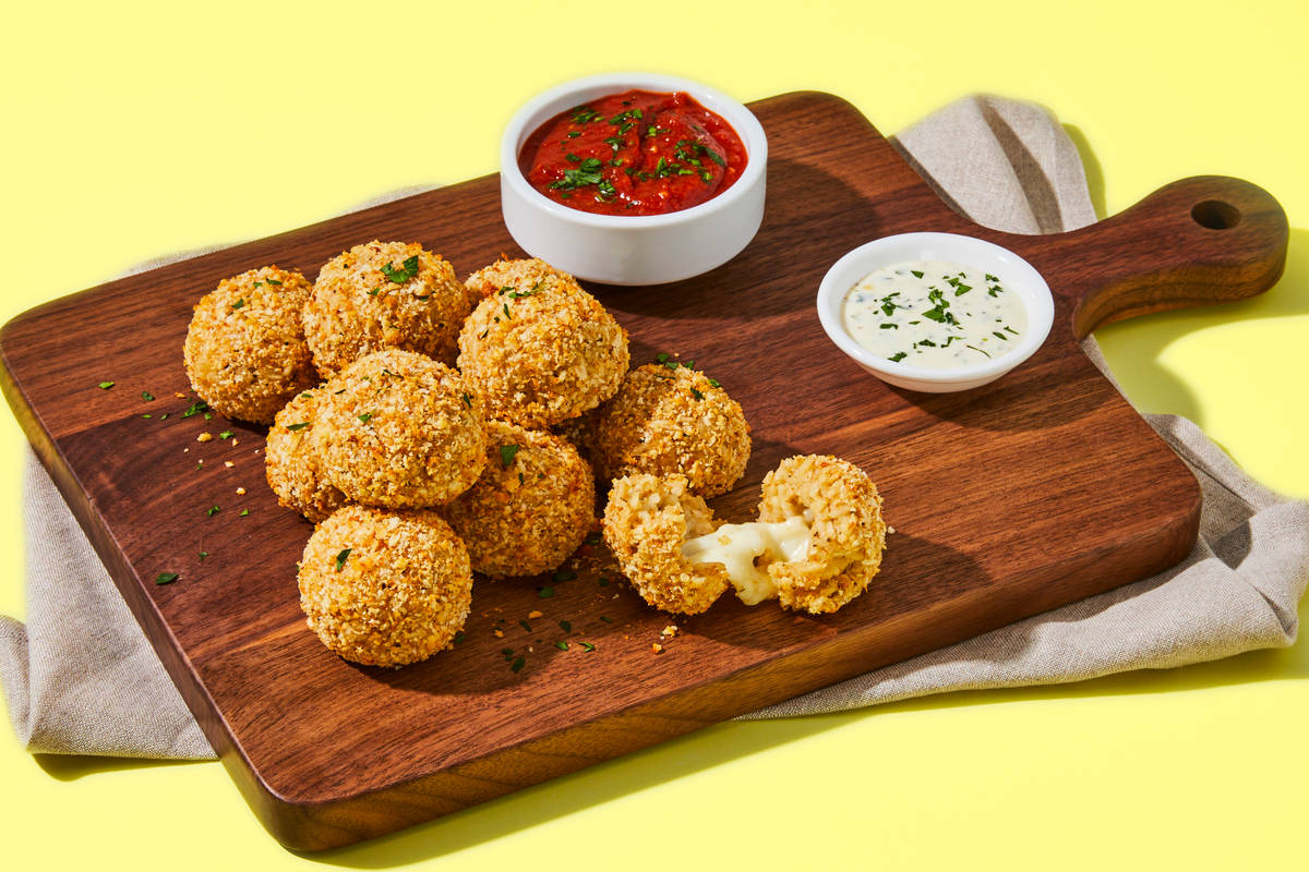 Melty Mozzarella–Stuffed Arancini Board