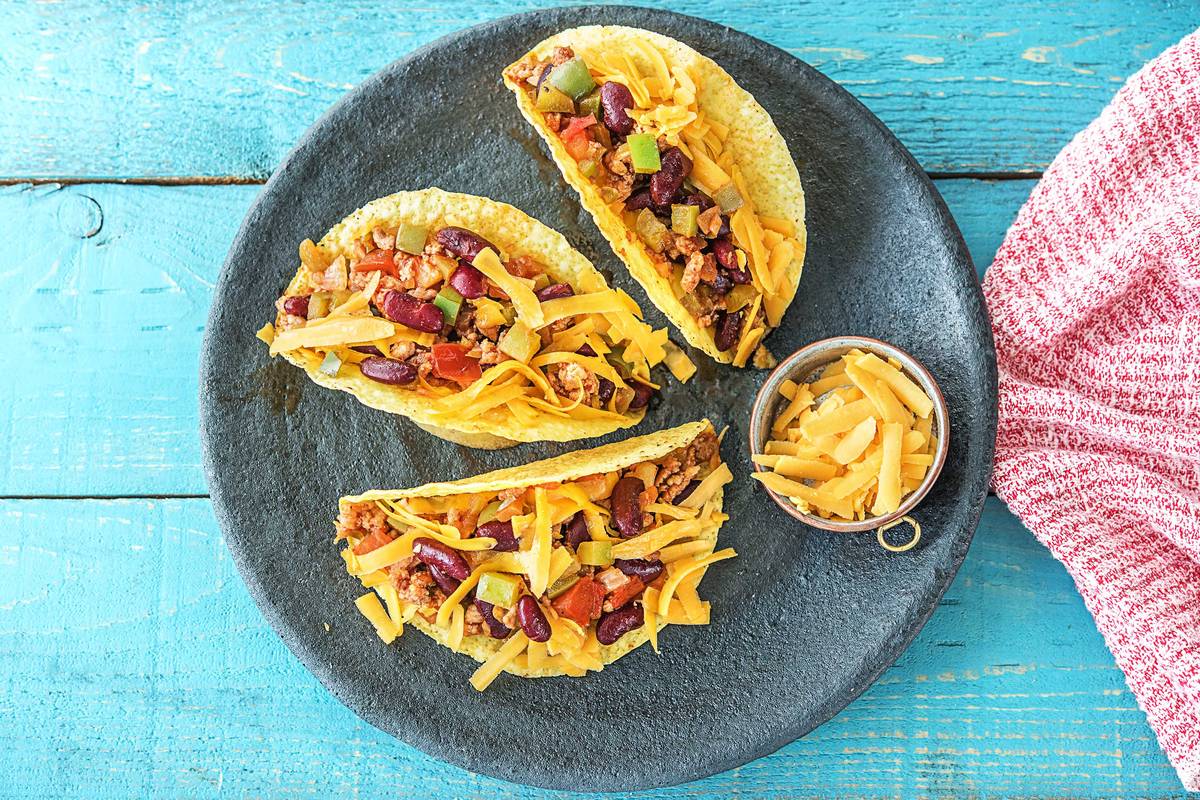 Mexicaanse taco's met kipgehakt