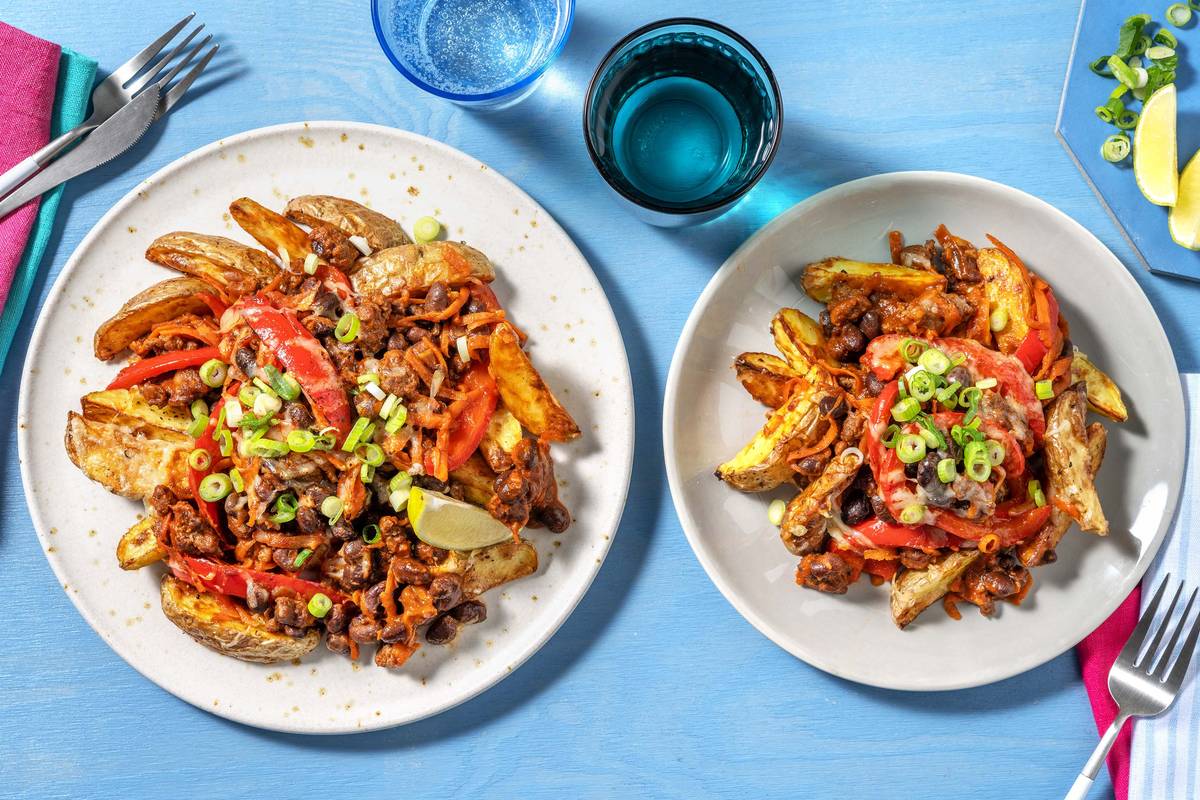 Mexican Beef Loaded Wedges
