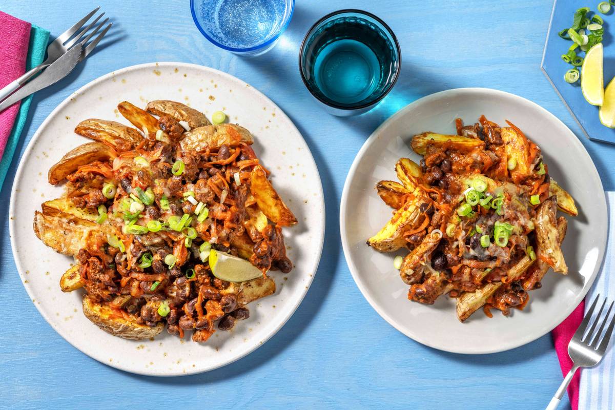 Mexican Beef Loaded Wedges