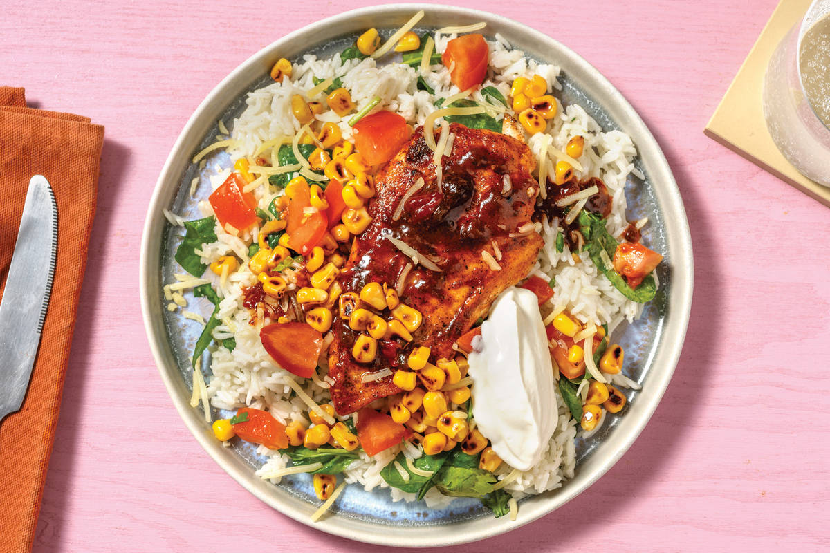 Tex-Mex Chicken & Garlic Rice