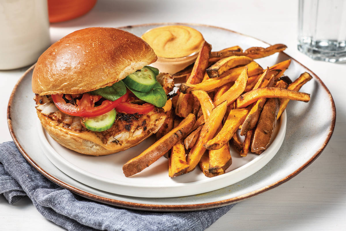Mexican Fish Burger