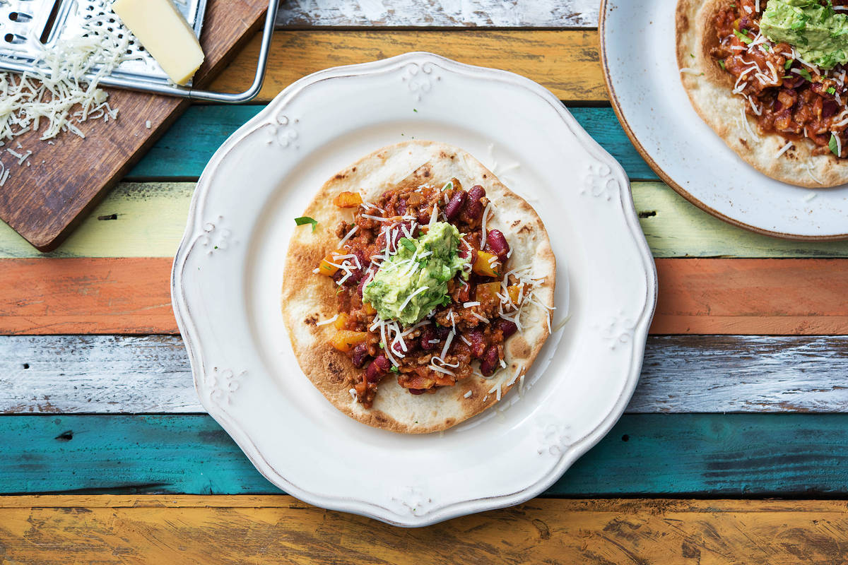 Mexican Spiced Chilli Tostadas
