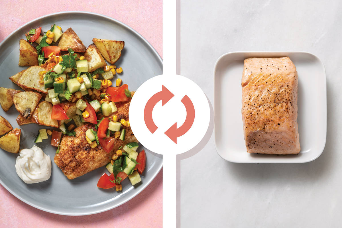 Mexican-Spiced Salmon & Roast Capsicum
