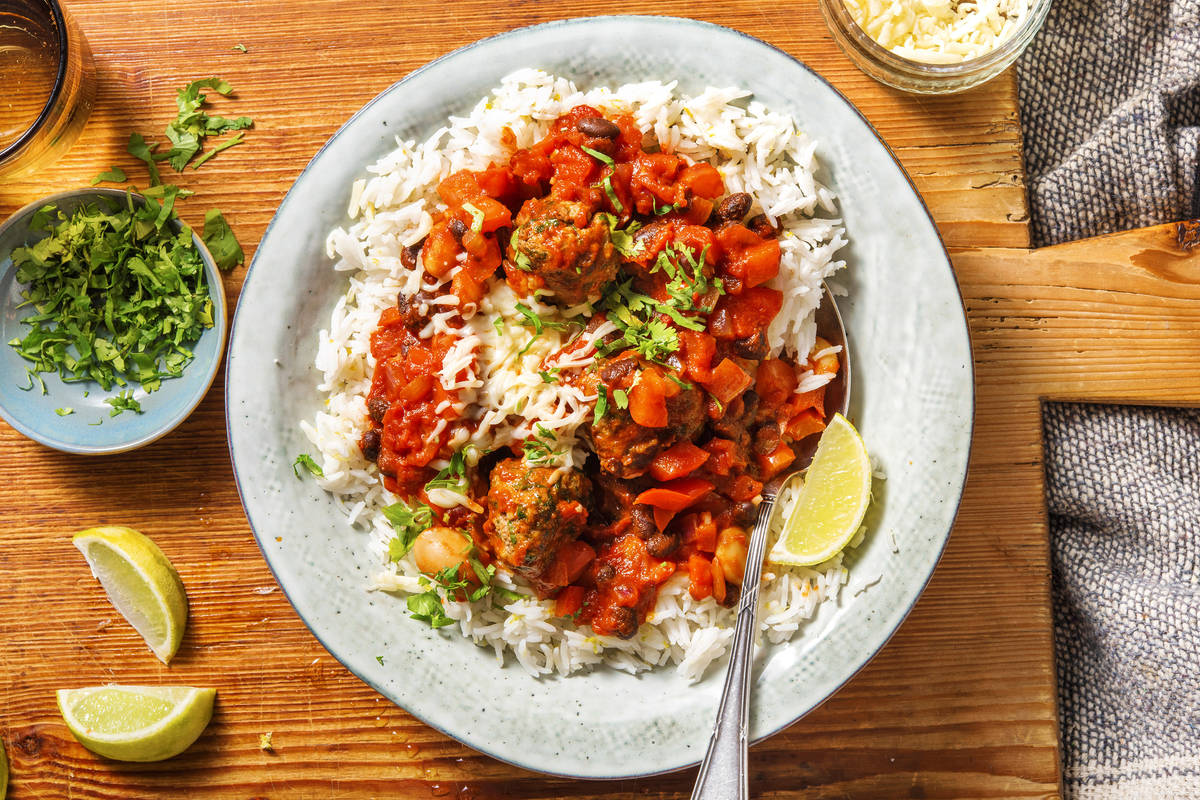 Mexican Style Lamb Meatballs