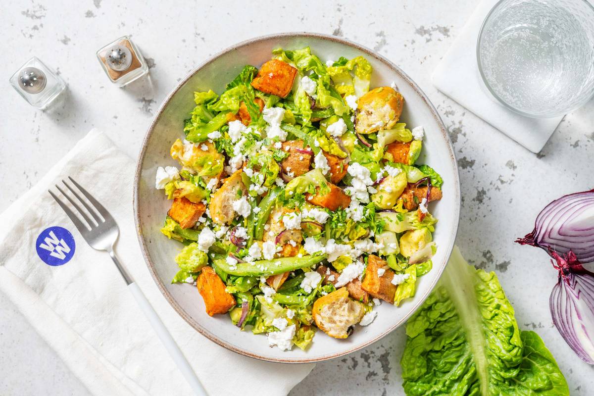 Mexican Style Roasted Sweet Potato Salad