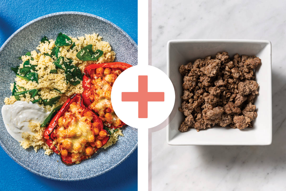 Chermoula Beef Stuffed Capsicums