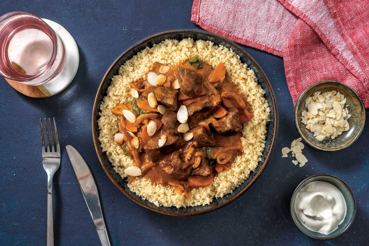 Creamy Coconut Beef Tagine