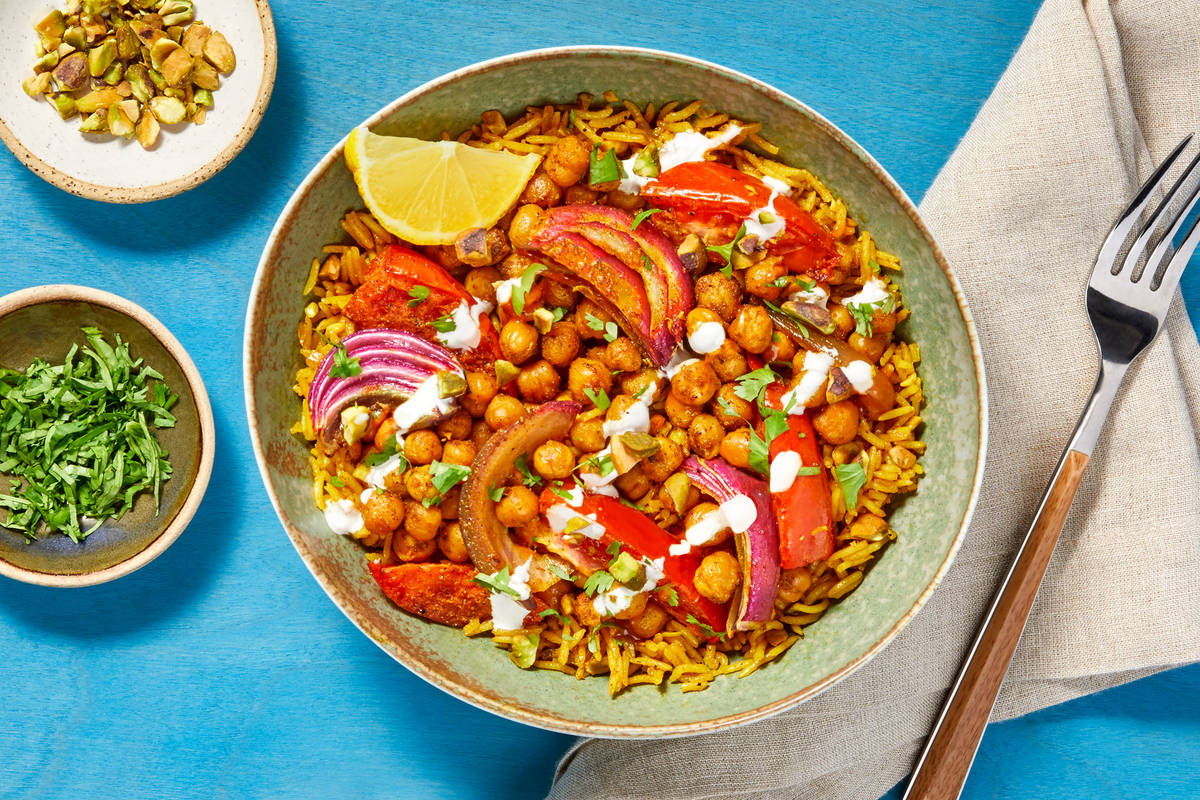 Middle Eastern Chickpea Bowls