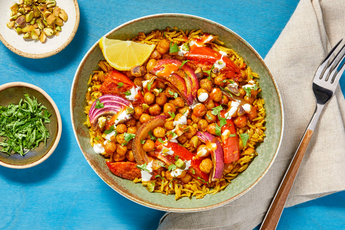 Middle Eastern Chickpea Bowls