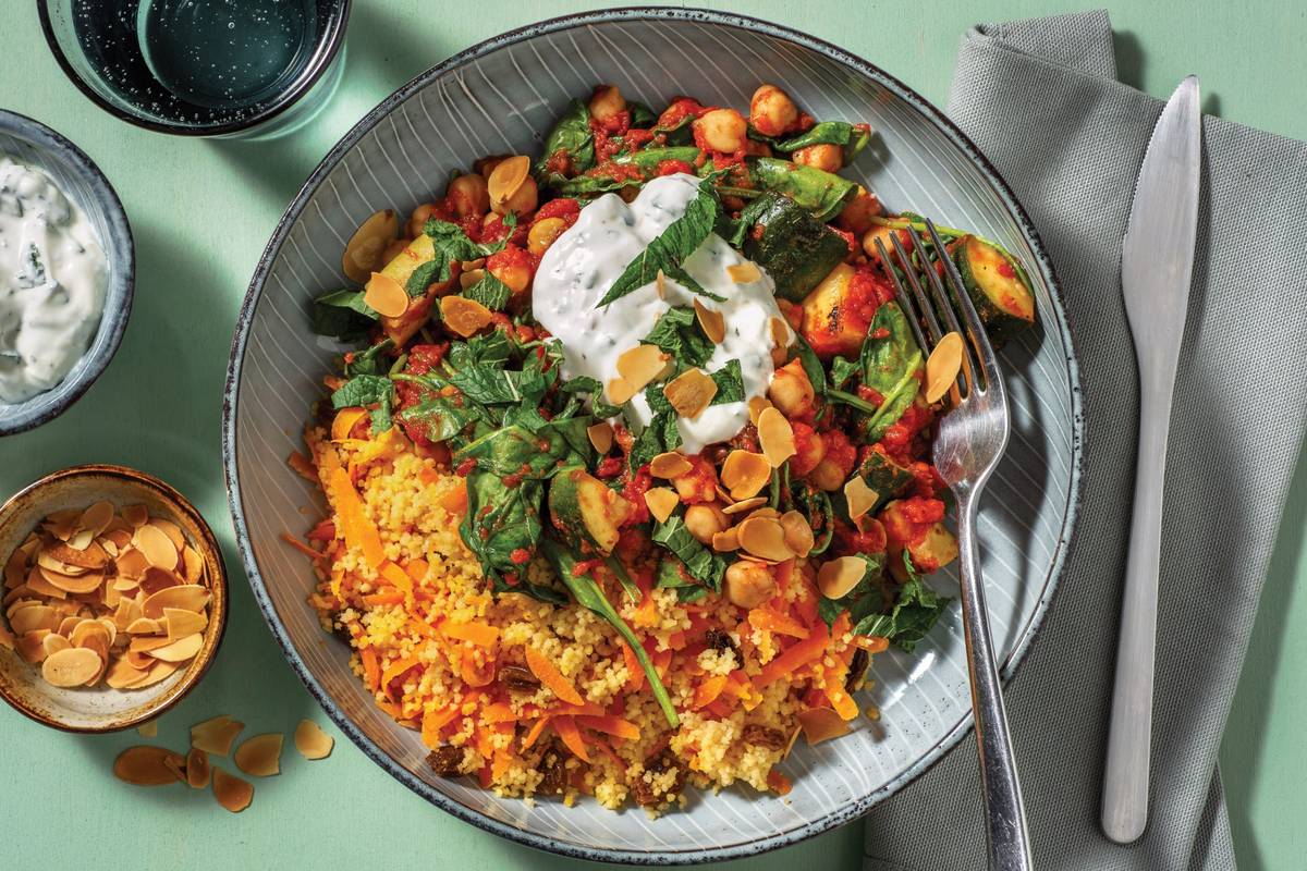 Moroccan Chickpea & Tomato Stew