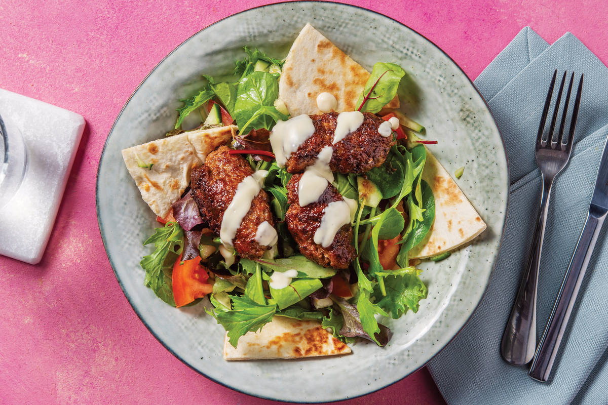 Middle Eastern Honey-Glazed Lamb Koftas