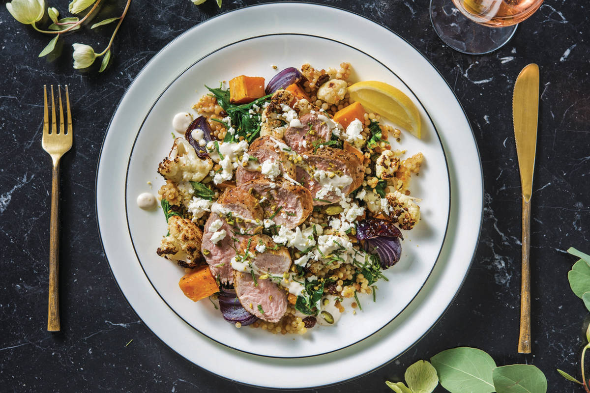 Middle Eastern Pork & Zesty Garlic Yoghurt