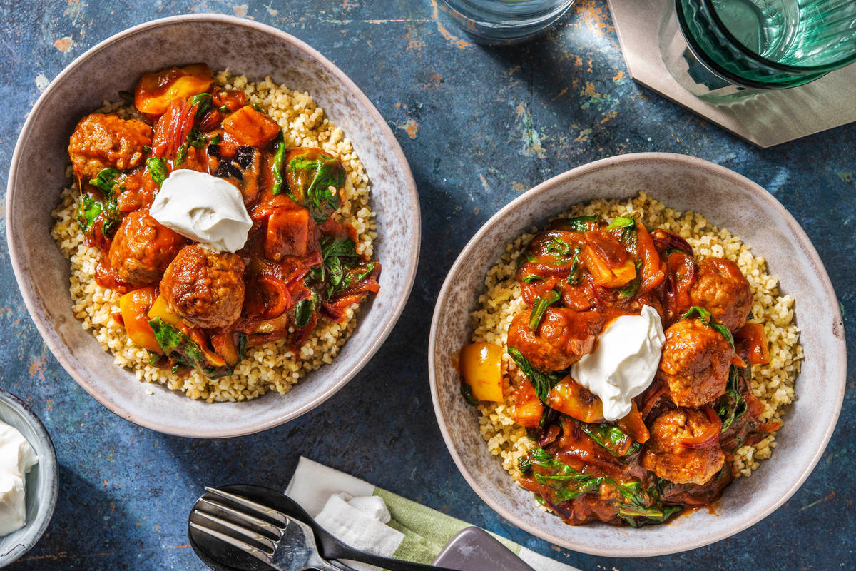 Middle Eastern Sausage Meatball Stew