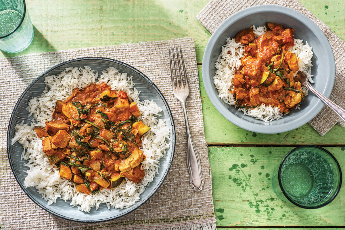 Mild Chicken & Veggie Curry