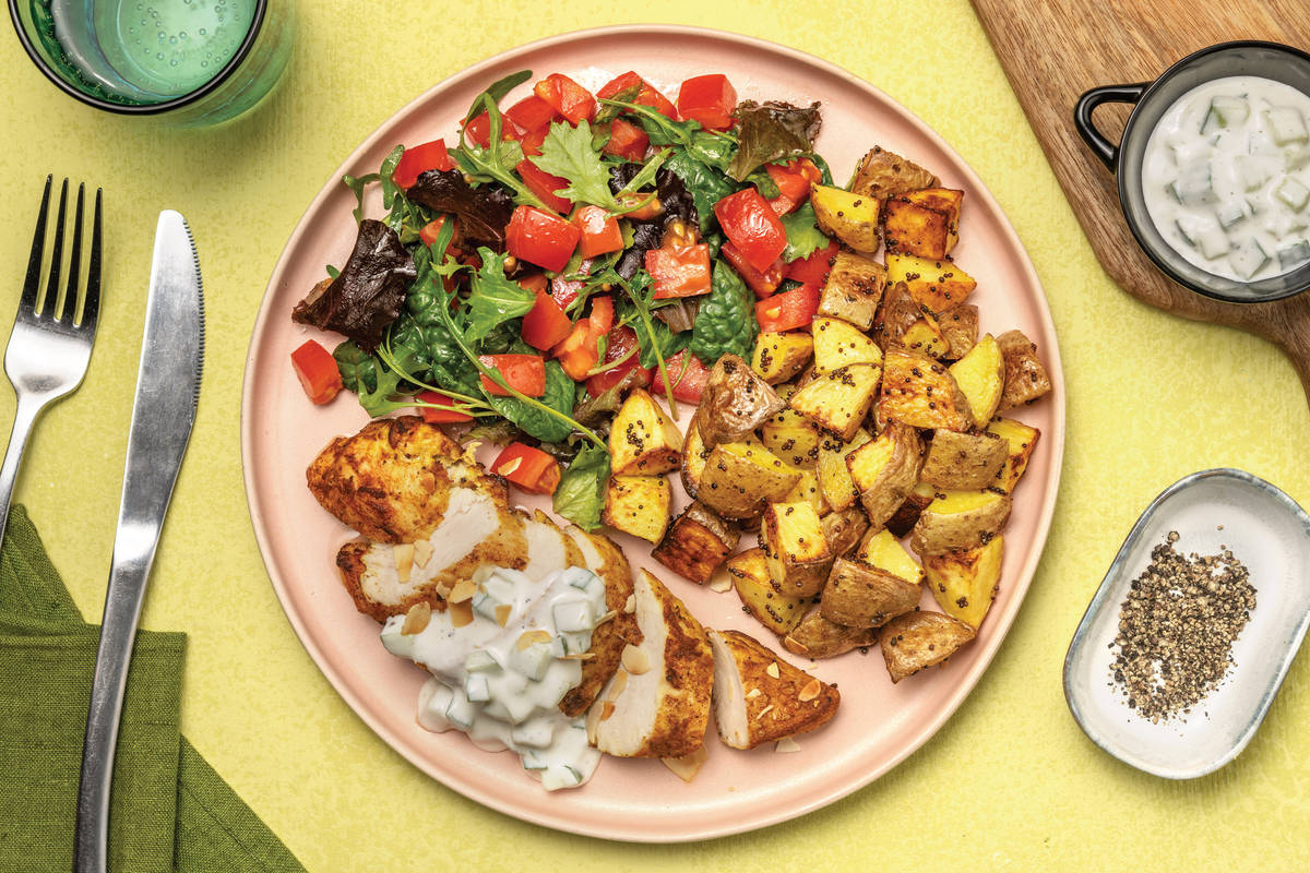 Mild North Indian Chicken & Bombay Potatoes