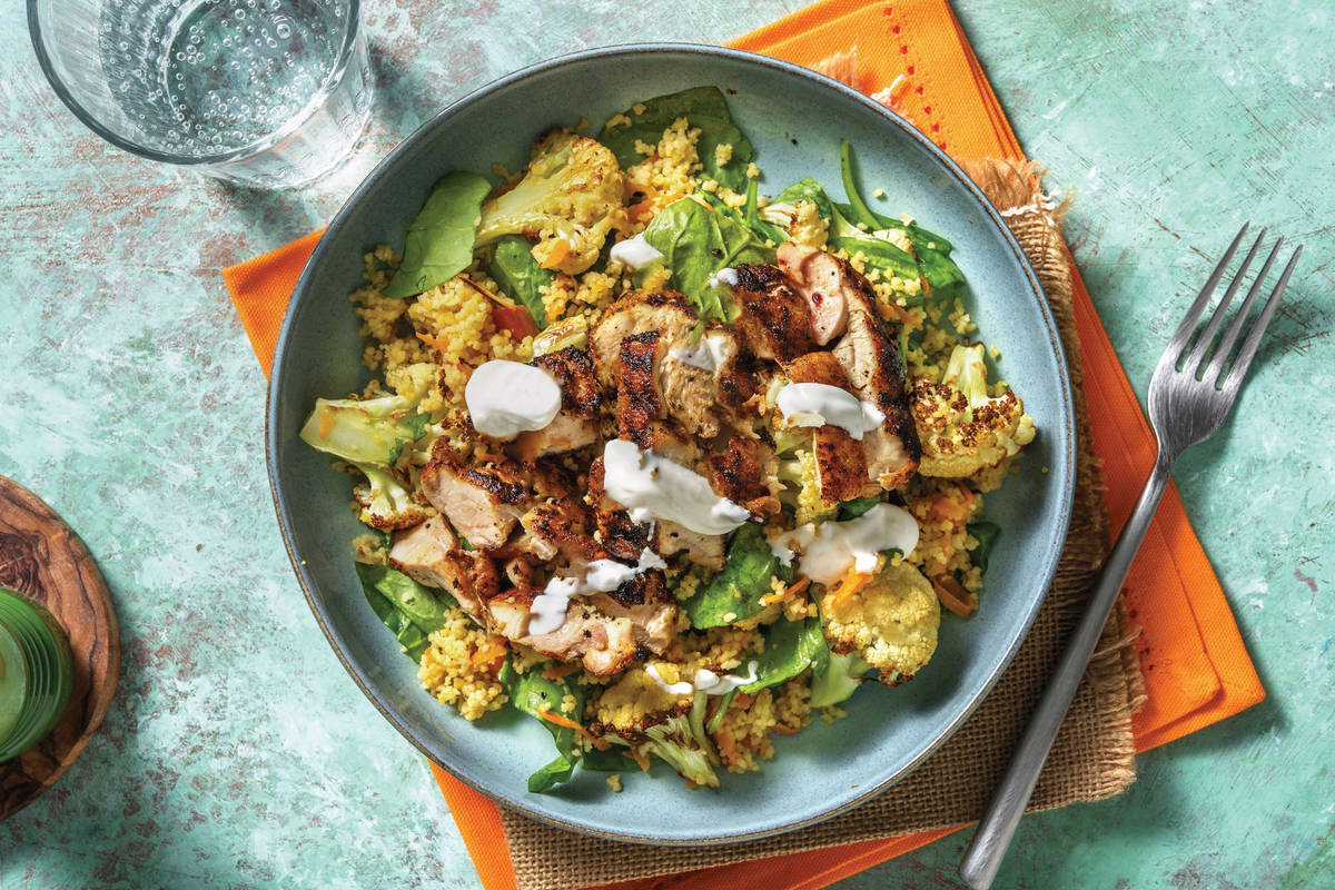Mild North Indian Chicken & Veggie Couscous