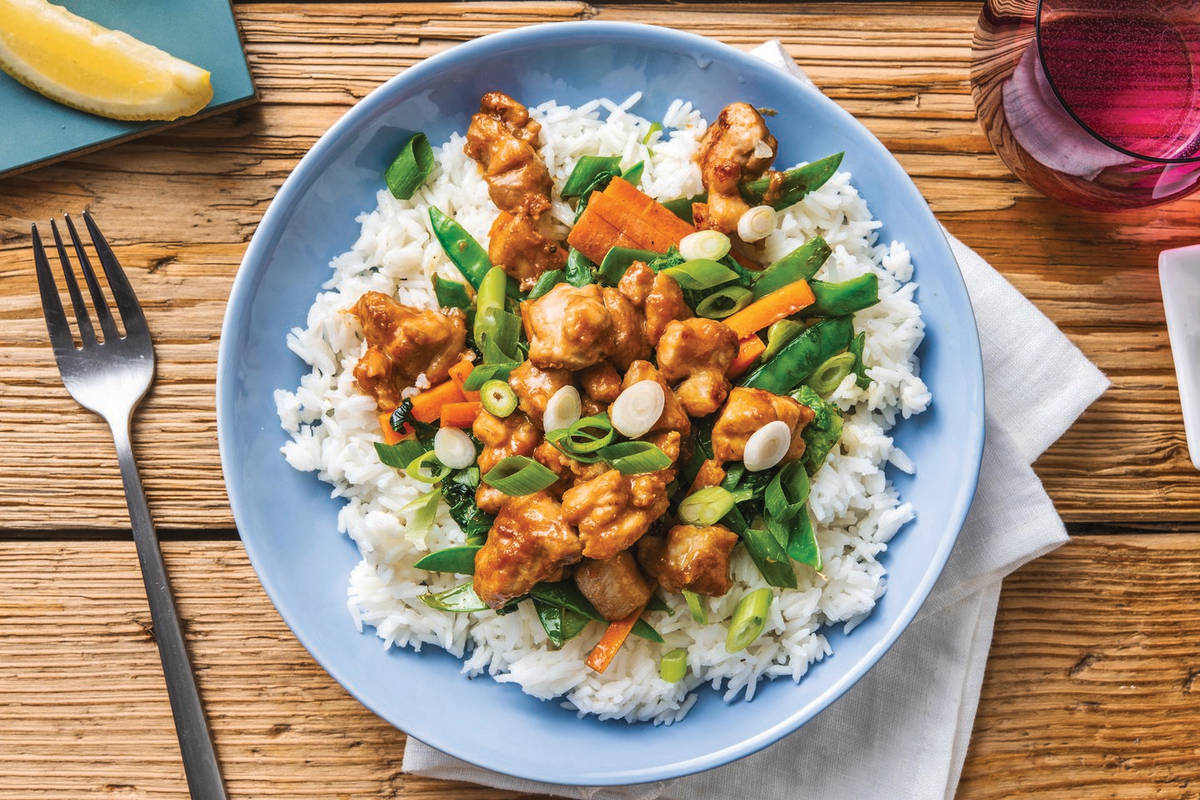 Miso Chicken & Garlic Rice Bowl