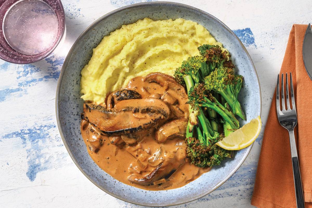 Creamy Beef & Mushroom Stroganoff