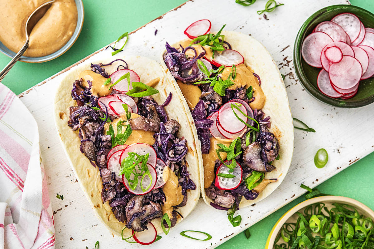 Moo Shu Pork Tacos