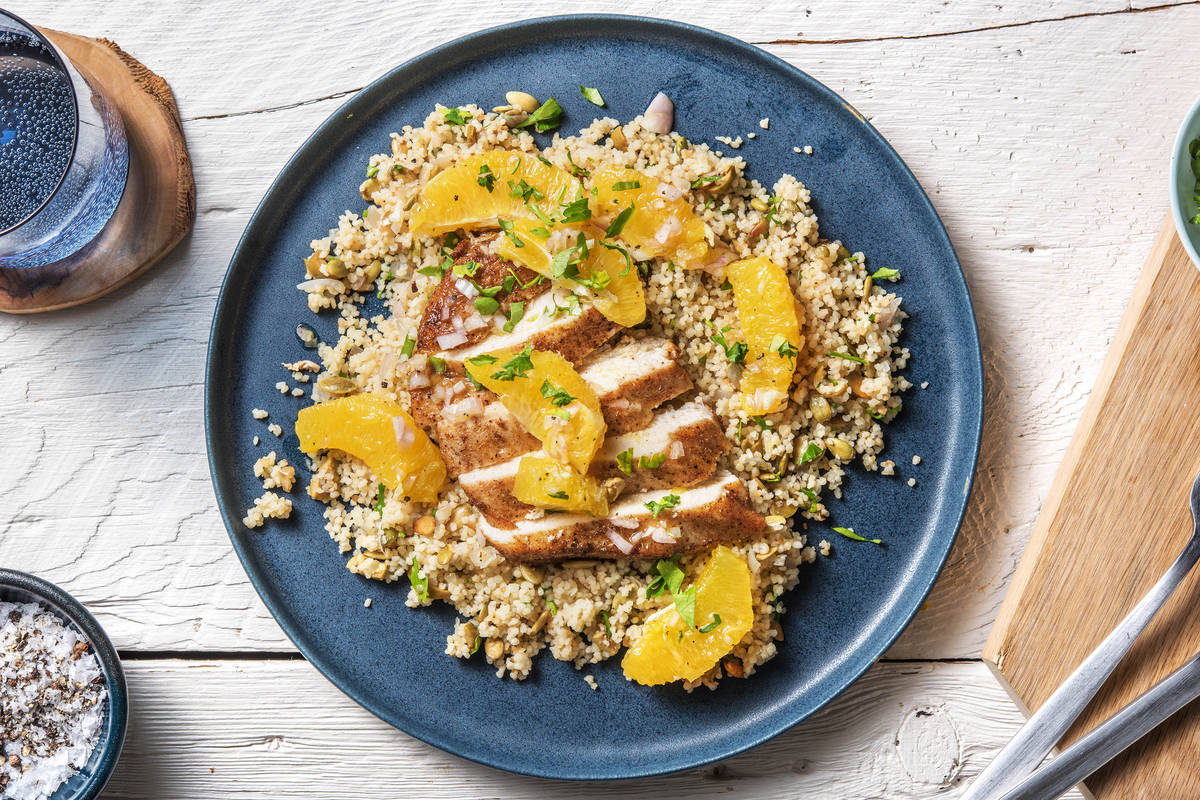 Moroccan Orange & Olive Chicken