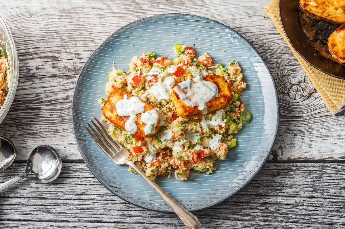 Moroccan Spiced Halloumi