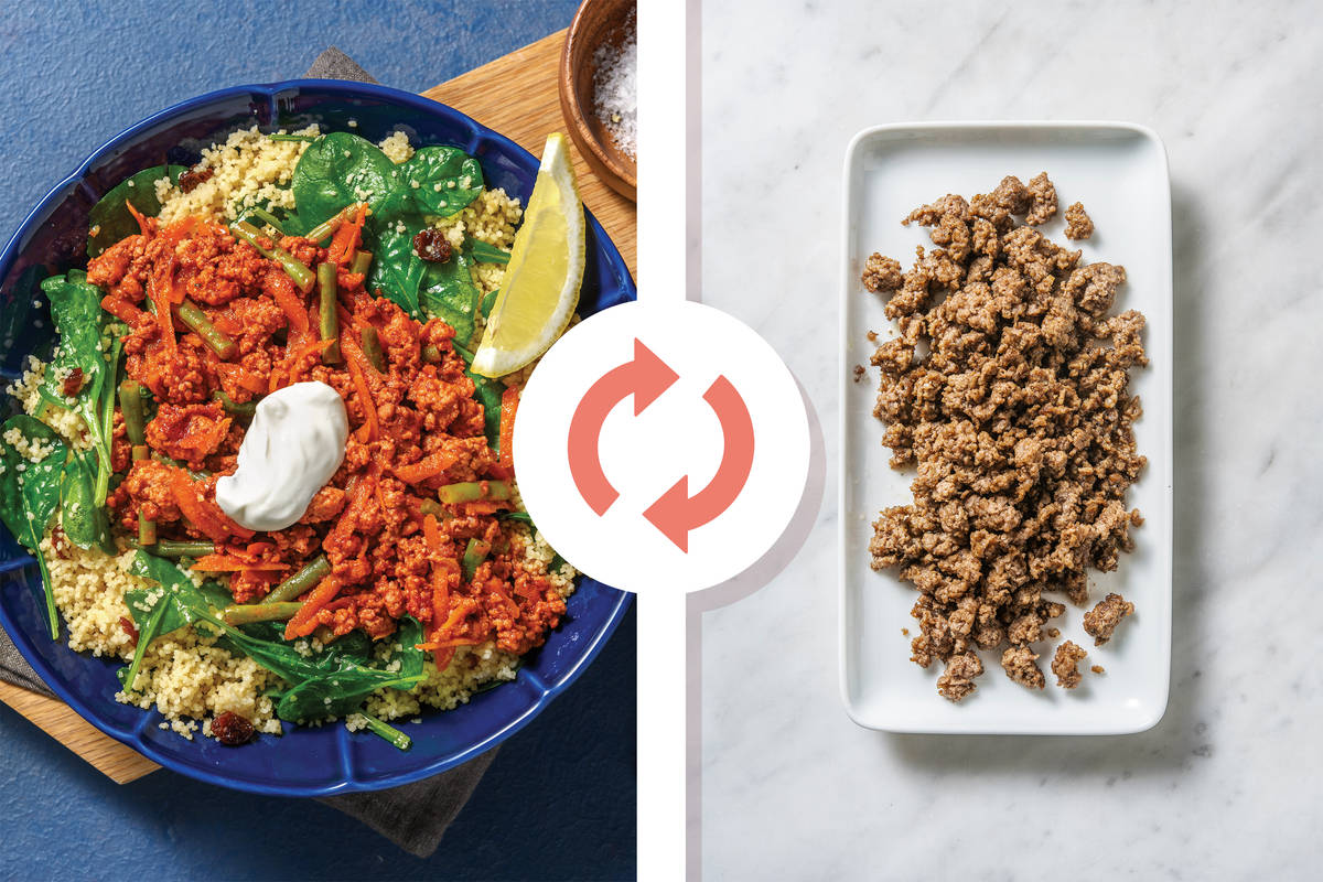 Moroccan-Style Beef & Green Beans