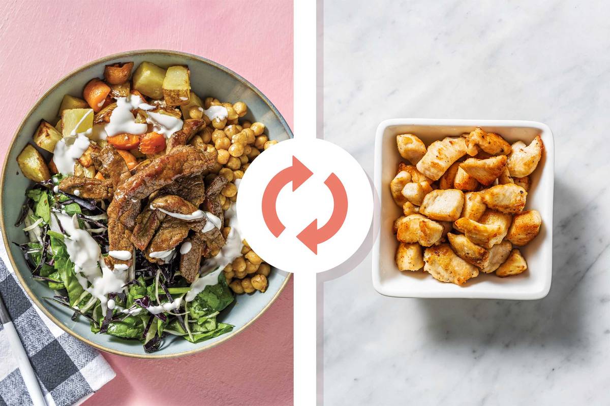Mumbai Chicken & Spiced Chickpea Buddha Bowl