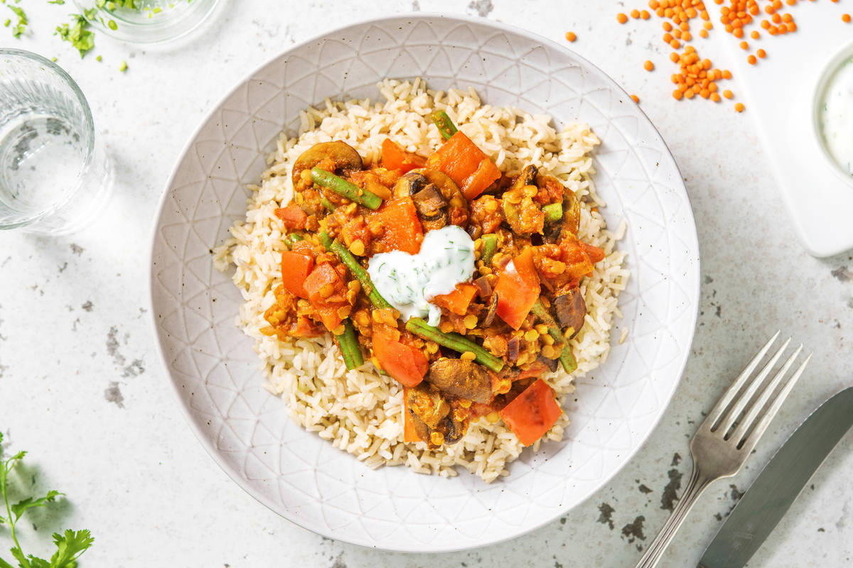 Mushroom Dhansak