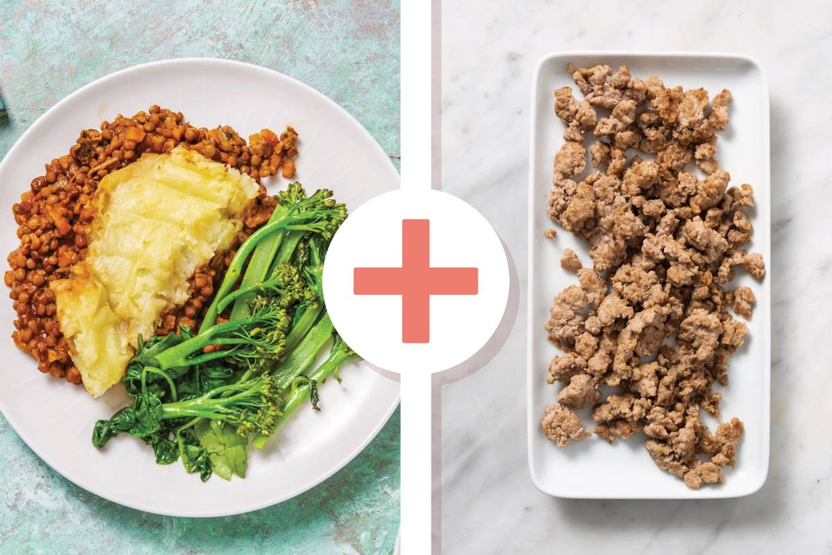 Beef, Mushroom & Lentil Shepherd's Pie
