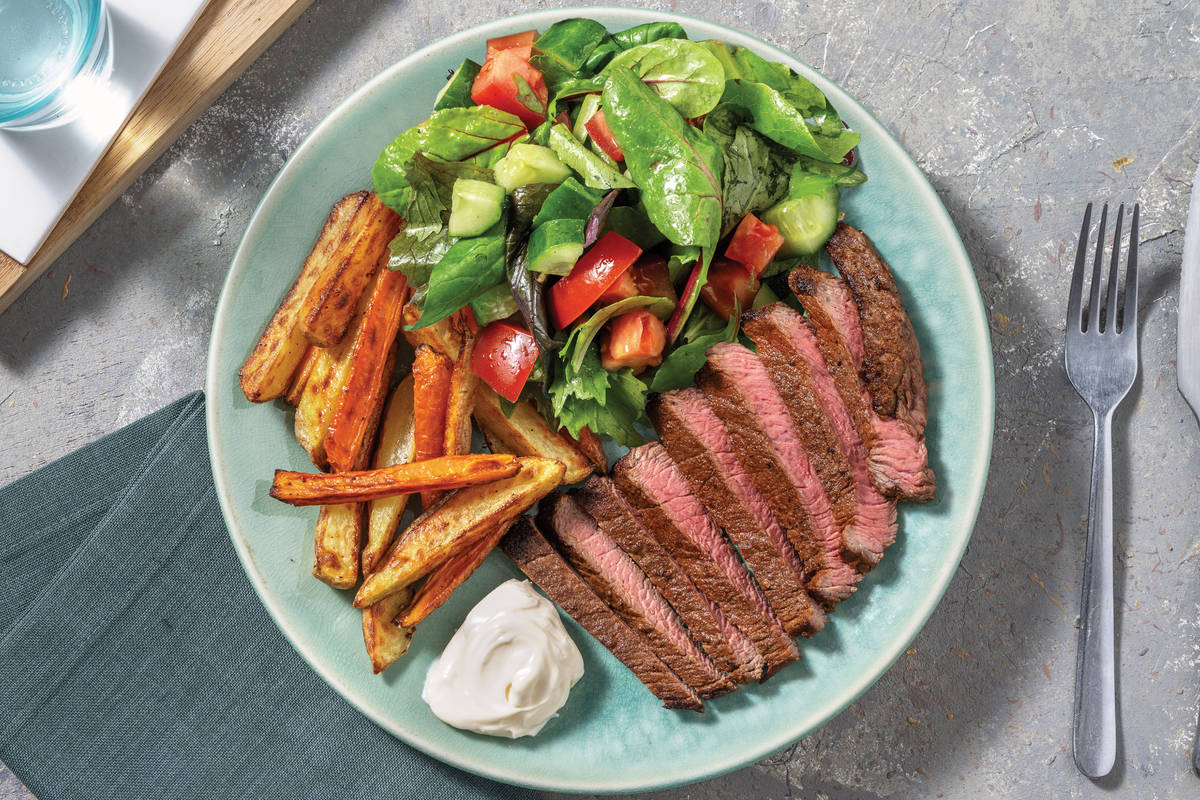 Easy Dukkah-Spiced Steak