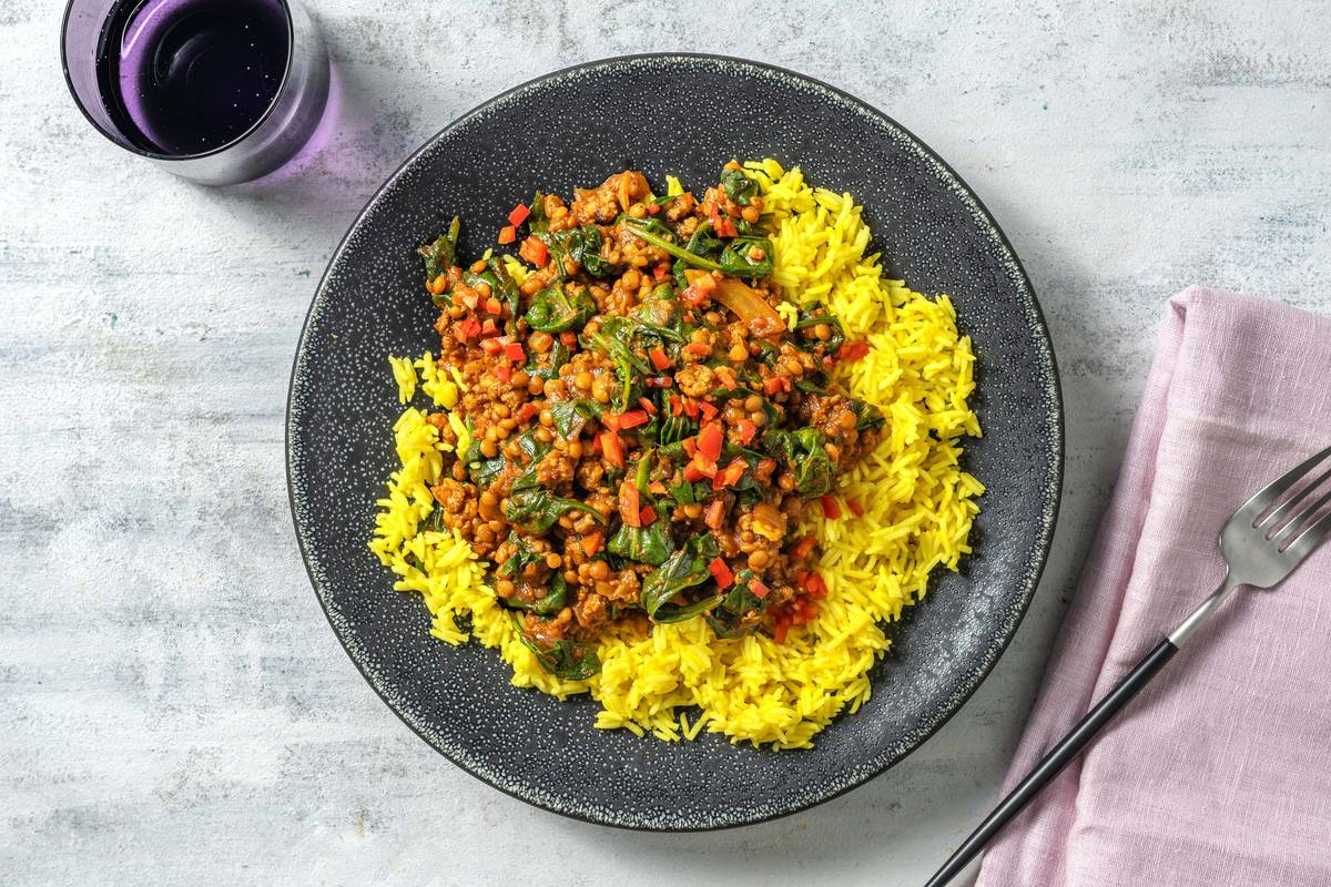 North Indian Style Lamb and Lentil Curry