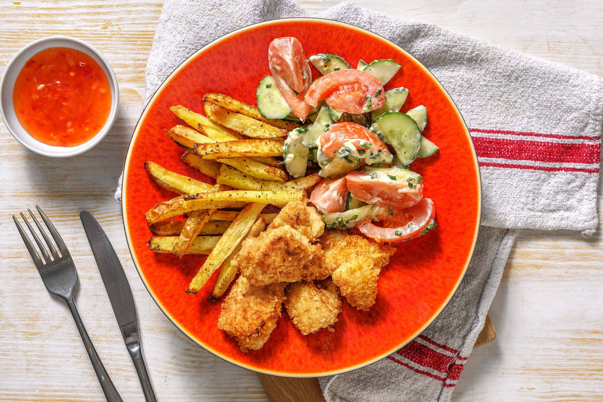 Nuggets de poulet maison