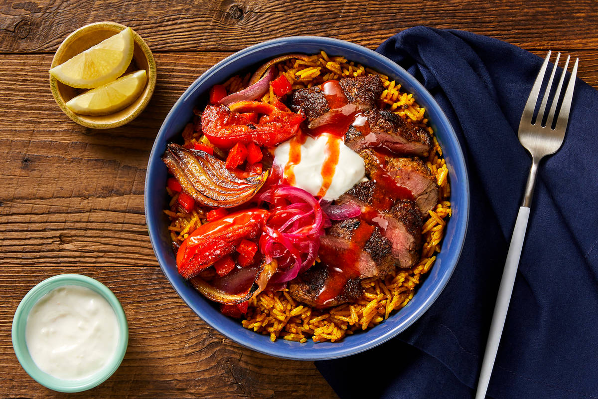 NYC Street Cart Steak Bowls
