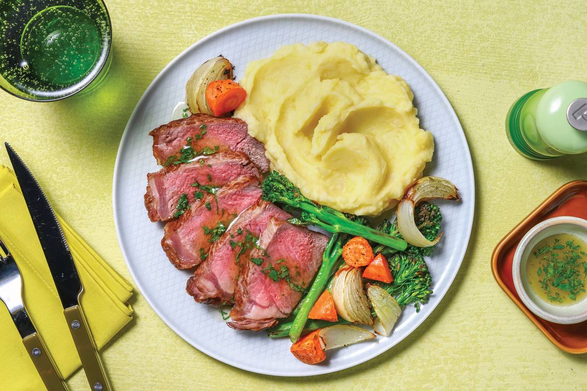 Roast Lamb Rump & Mint Sauce