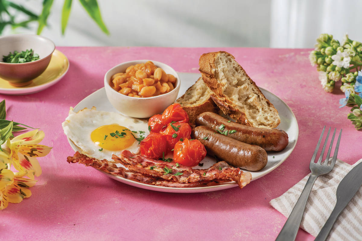 O'Dwyer's Pork Chipolatas & Bacon Brunch