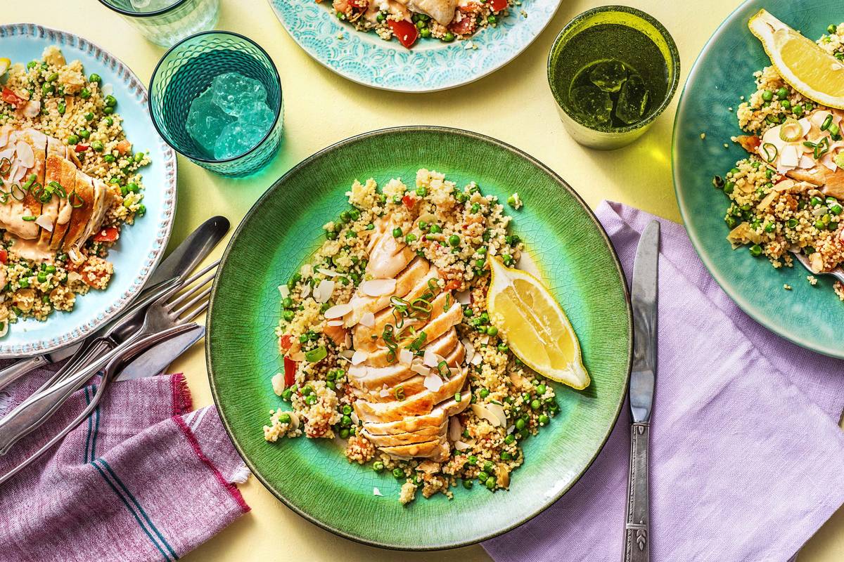 One-Pan Chicken and Couscous Pilaf