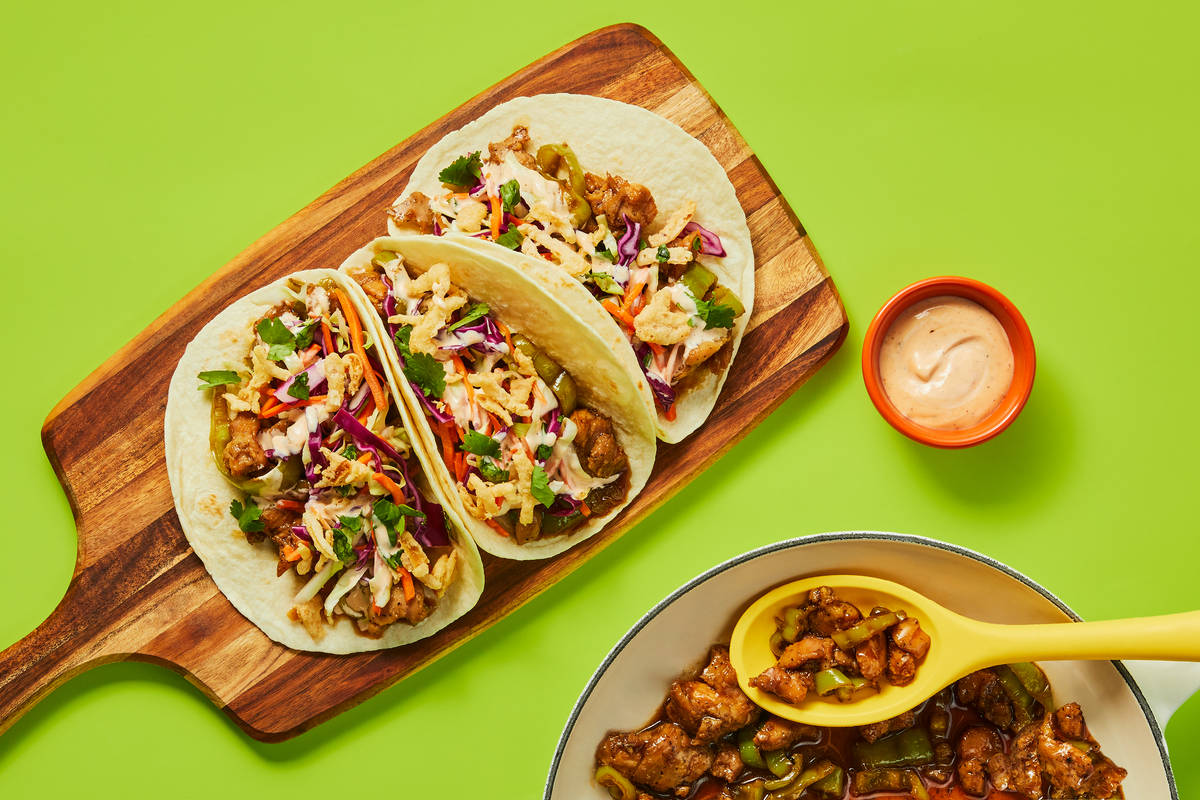 One-Pan Chicken Stir-Fry Tacos