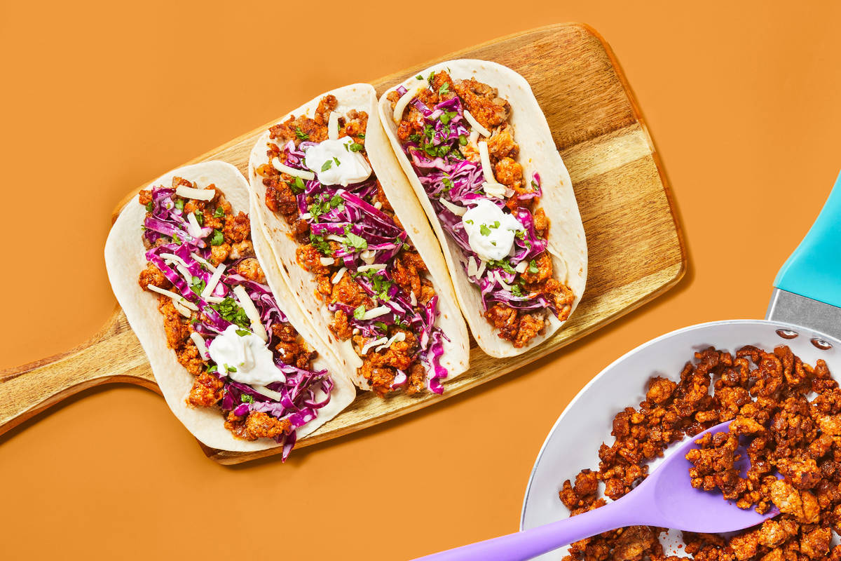 One-Pan Santa Fe Pork Tacos
