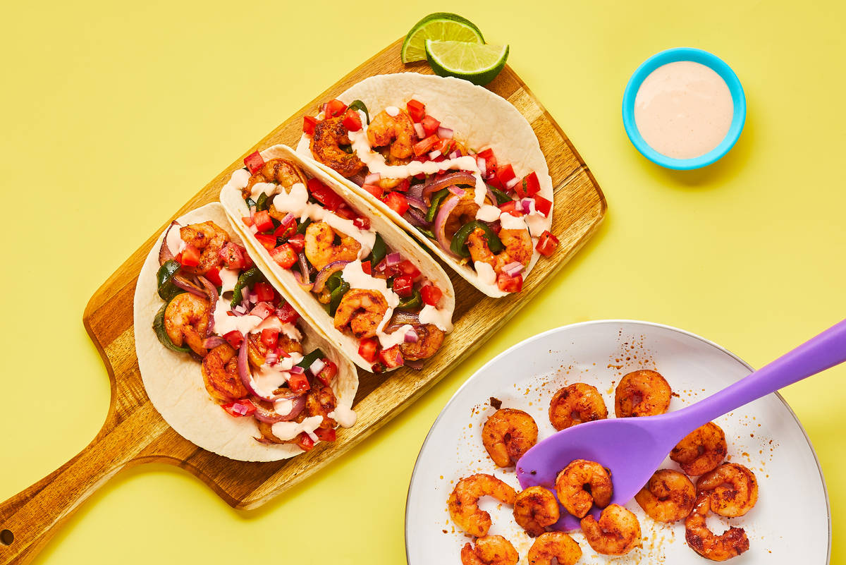 One-Pan Southwest Shrimp Tacos