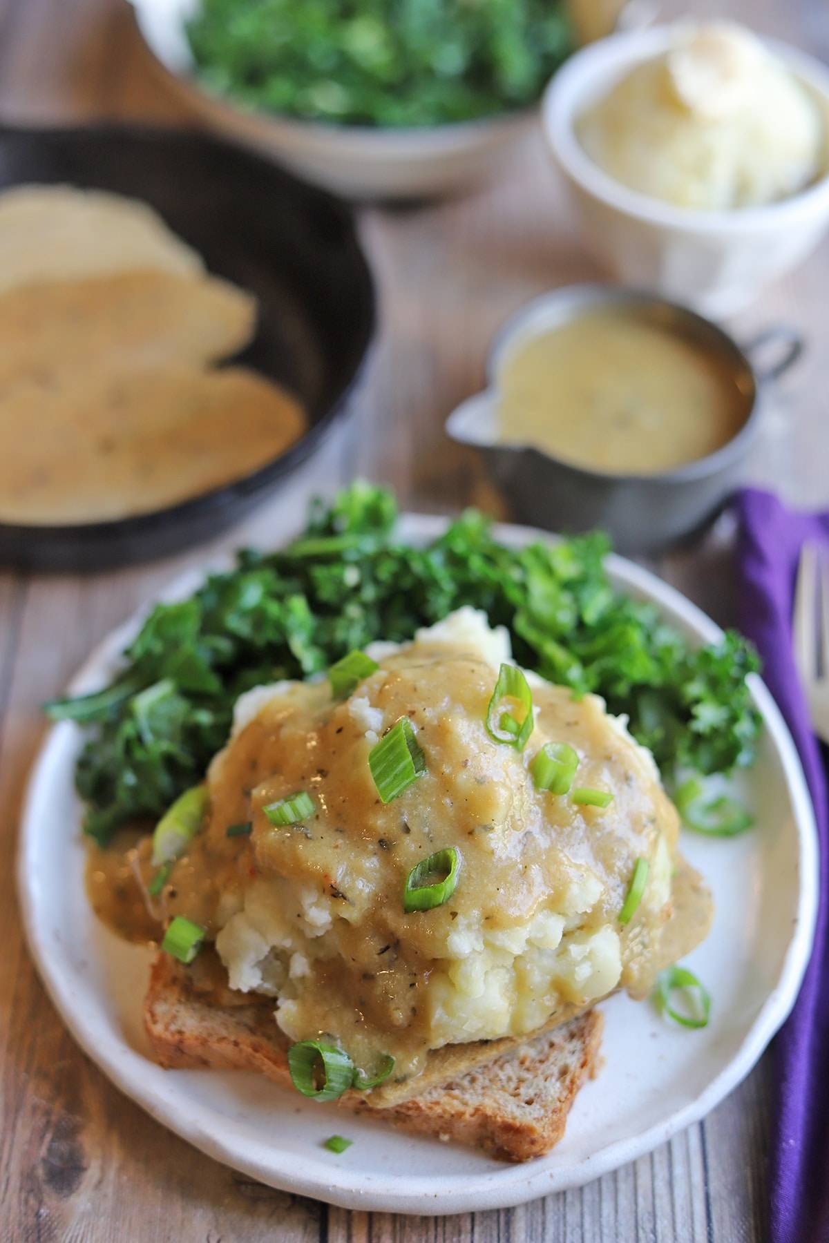 Smothered Chicken and Gravy Sandwiches