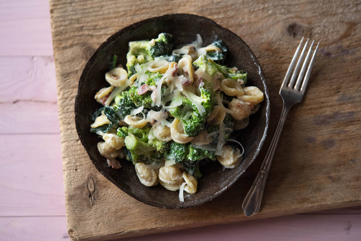 Orecchiette with Bacon and Broccoli