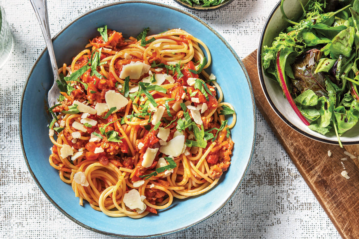 Italian Lamb Ragu & Spaghetti